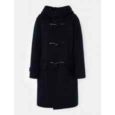 빈폴 [빈폴] [GREEN BEANPOLE] Unisex 네이비 솔리드 더플 코트 (BC0X30N02R)