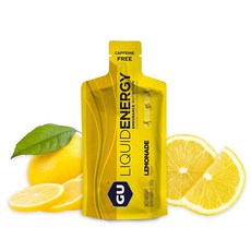 GU Energy 리퀴드 에너지 젤 복합 탄수화물 함유 12개 다양한 맛 포장은 다를 수 있음, Lemonade, 딸기 바나나