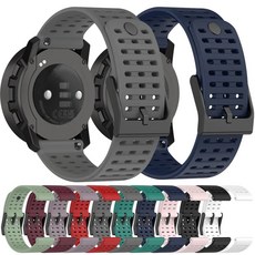 Suunto9 피크 프로용 실리콘 밴드 Suunto 버티컬 스포츠 스트랩 Suunto5 스마트워치 시계 팔찌 액세서리 - suunto순토newd4i라임다이빙컴퓨터