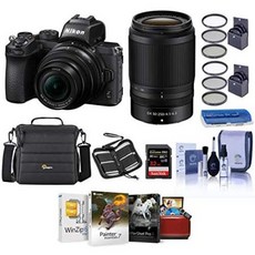 Nikon Z50 DX-Format Mirrorless Camera with NIKKOR Z DX 16-50mm f3.5-6.3 VR and Z DX 50-250mm f4.5-6, One Color_One Size, 상세 설명 참조0, 상세 설명 참조0