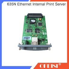 [해외] 95% 새 원본 JetDirect 635N J7961G 이더넷 내부 인쇄 서버 네트워크 카드 및 DesignJet 플로터 프린터, 상세내용표시