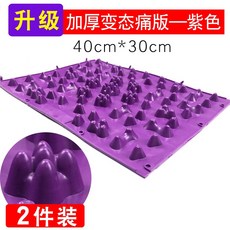 지압기 안마볼 발 u발바닥 타입여성 커플용품 스탠드형 여학생 지압 슬리퍼 자재 신발깔창, 기본, T09-보라색 겨울죽순 통증(2매입)-DB