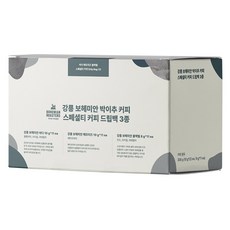 강릉 보헤미안 박이추 커피 드립백 3종 308g(33입), 1개