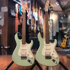라미무역 해외배송 5 주년 Court CORT 일렉트릭 기타 Kx500 eched kx300 kx257b G110 Seven Strings, G110 초크 그린