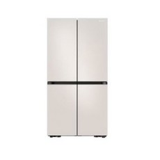 삼성전자 비스포크 4도어 냉장고 메탈 870L 방문설치, 매트 크리미 베이지, RF84C926A4E