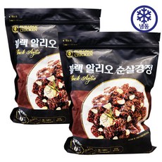 푸라닭 블랙알리오 순살강정, 2개, 1kg