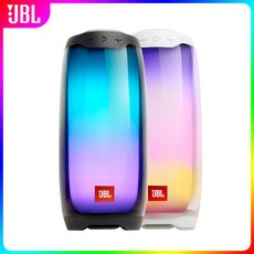 JBL 펄스 4 무선 블루투스 스피커 Pulse4 휴대용 IPX7 방수 깊은베이스 스테레오 사운드와 LED 라이트 파티 부스트 APP|휴대용 스피커|, 1개(A1), 단일(A1), White(A1)