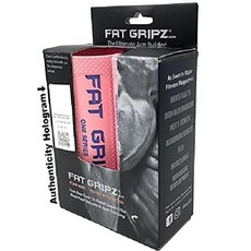 팻 그립스 궁극 암 빌더 Fat Gripz One 4.45cm 직경 덤벨 바벨 EZ 바 케틀 벨 장착 가능 근육 트레굿즈 (PINK), 핑크/퍼플