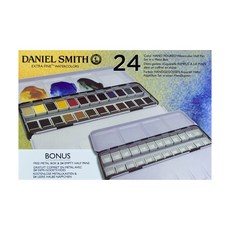 Daniel Smith 다니엘 스미스 수채화 물감 하프 팬셋 (24 Color Metal Box Set)