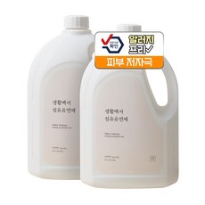 생활백서 섬유유연제 1+1, 3L, 2개
