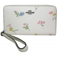 [여성 코치 지갑] 코치 COACH 지갑 F73337 PVC 멀티 꽃 / 플라워 프린트 라지 폰 지갑 / 라운드 지퍼 지