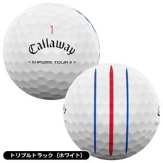 캘러웨이 2024 크롬투어 x 골프공 1다스 CALLAWAY 2024 CHROME TOUR X BALL, 트리플 트랙 화이트 - 크롬투어x