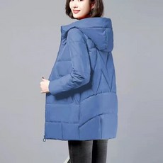 여성 경량패딩 점퍼 루즈핏 숏패딩 아우터 겨울 빅사이즈 40 50대