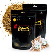 소애 메밀차 국내산 봉평 쓴(블랙)메밀차 25티백 (50티백), 1.2g, 2개, 25개입