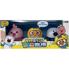  유아용 뽀로로와 친구들 멜로디 미니카 3종 세트, 혼합색상 