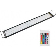 NICREW 아쿠아리움 LED 조명 Dimmable RGB 어항 조명(민물용 리모컨 포함) 28~36인치 18와트