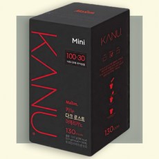 카누 미니 다크로스트 아메리카노 100T+30T, 0.9g, 1개입, 130개