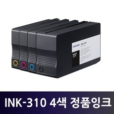 [삼성정품 번들잉크] INK-K310 INK-C310 INK-M310 INK-Y310 4색세트(초기화완료)/SL-J3520W SL-J3523W SL-J3525W SL-J3560FW, 검정 + 파랑 + 빨강 + 노랑, 1개