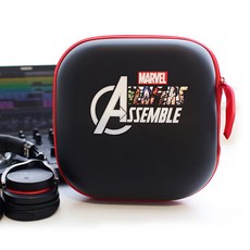 MARVEL 어벤져스헤드폰케이스 블랙에디션 sata연장케이블/엑셀2010/사타케이블/autocad/dvi변환젠더/포토샵/vga젠더/ssd브라켓/ac전원/그래픽카드케이블, 단일 모델명/품번