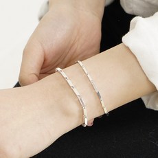 남자실버체인팔찌