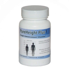 뼈 강도 밀도 성장 빌육 골다공 예방 키 발달 보충제 Pure BioTechnologies Height Enhancement Vitamins, 1병, 30캡슐