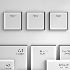 정사각액자