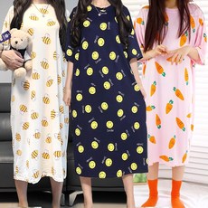 심쿵캐릭원피스 반팔원피스 수면잠옷 원피스잠옷 당근원피스 당근잠옷 파자마원피스 피치원피스 수면원피스 수면파자마원피스 수면파자마잠옷