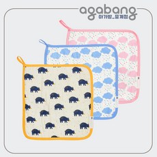 아가방 중계점 [엘츠] 고리 수건세트 (3Color) (BLUE PINK YELLOW) 면 100% 땀흡수와 통기성이 좋은 수건, 1개, 스카이핑크, FREE - 아가방수건