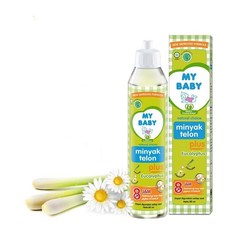 마이 베이비 오일 플러스 천연 유칼립투스 시트로넬라 오일 Minyak Telon Bayi Anak 150 ml, 1개, 150ml