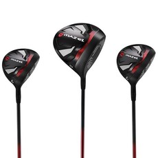 MAZEL 12 Pieces Men's Complete Golf Clubs Set or Individual - Titanium Driver #3 5 Fairway Wood Hybr, 드라이버, 3 & 5 페어웨이 우드 세트
