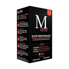 Mdrive 엠드라이브 엘리트 부스터 에너지 VO2Max 회복 머슬 KSM66 아쉬와간다 딤 페누그릭 90캡슐, 90정, 1개