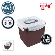 딤채 정품 김치통 김치용기 WD001108 [5.5L x 2개]