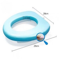 [2N] 변기커버 유아용 말랑말랑 소프트 1입_DS00136464, 블루[색상(1)], 블루