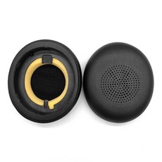 가죽 이어 패드 스폰지 쿠션 교체 탄성 쿠션 이어 모퍼는 Jabra Elite 45H Evolve2 65 헤드폰 (1Pair)