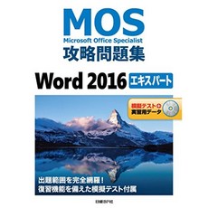 MOS 공략 문제집 Word 2016 전문가, 단일옵션