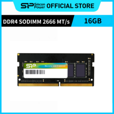 실리콘파워 Silicon Power DDR4-2666 PC4-21300 노트북용 램 패키지 메모리 RAM, 16GB, 1개