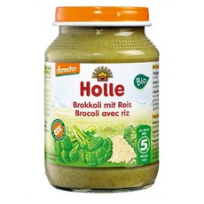 홀레 브로콜리 라이스 이유식 190g 6팩 5개월 이상 Holle baby food Broccoli with rice from the 5th, 6개