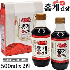 [홈히어로] 구룡포 홍게간장 500ml X 2p