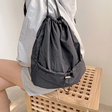 비미 가벼운 나일론 복조리 매듭 스트링 백팩