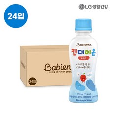 베비언스 LG생활건강 킨더이온 200ml 24입, 선택완료, 베비언스 킨더이온 200ml 24입