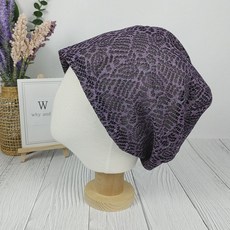 여성반짝이두건