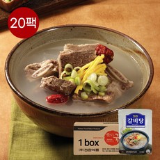 진한 일품갈비탕 왕 소갈비탕 갈비탕 600g x 20개(1box), 20개