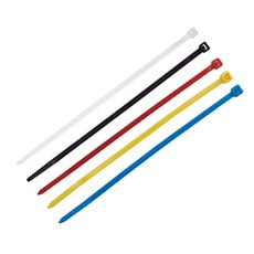 케이블타이 낱개판매 10cm 14cm 20cm 6가지 색상, 흰색-14cm, 1개