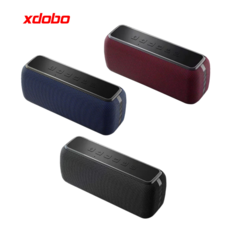 XDOBO X8 60W 무선 블루투스스피커 듀얼스피커 TWS모드 IPX5방수 가정용 TV 홈시어터 스피커 컴퓨터 노트북 게임 휴대용 캠핑 차박 낚시 아웃도어 파티 행사, 블랙