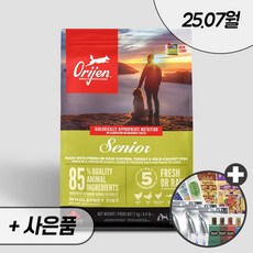 오리젠 시니어 독 + 우리집상전 사은품, 2kg, 1개, 닭 - 오리젠시니어