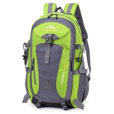 칼노 등산배낭 야외 대용량 스포츠 배낭 방수 등산 가방, 녹색