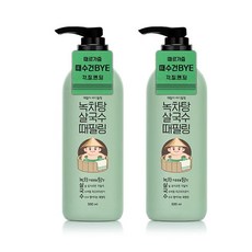 라끄베르 때밀이 바디필링 녹차탕 살국수 바디스크럽 기타향, 500ml, 2개