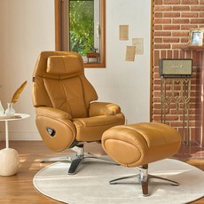 코스트코 핸슨 가죽 수동 리클라이너 - 시애틀Hanson Leather Manual Recliner - Seattle, 베이비블루