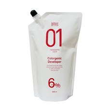 아모스 트루싱크 산화제 칼라제닉 디벨로퍼 6% 1000ml, 트루싱크 산화제 6%, 1개, 1L