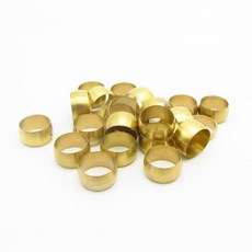 파이프 페룰 개 슬리브 피팅 14mm 16mm 12mm 3mm ID 8mm 황동 링 6mm 핏 4mm 6.35mm 10mm 압축 20 5mm, 1개